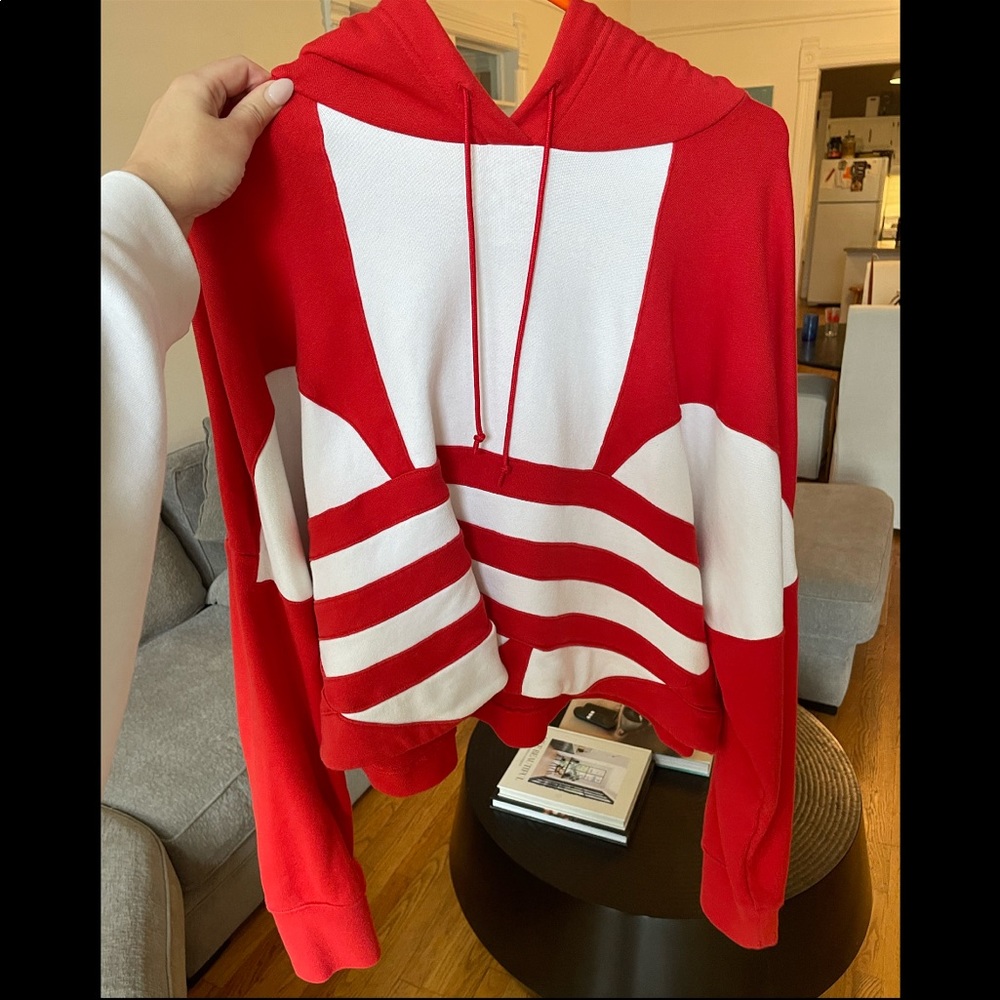 Adidas cropped hoodie